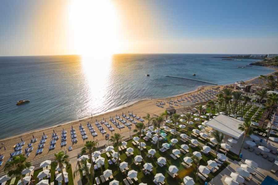 Constantinos The Great Beach Hotel Protaras Bagian luar foto